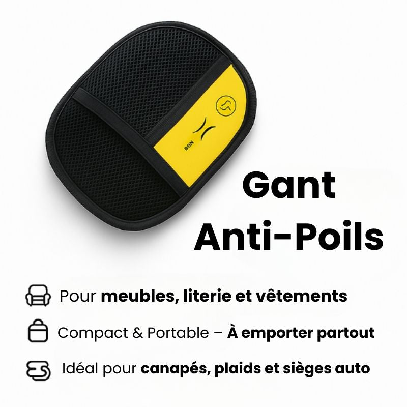 Gant Anti-Poils Ultra-Efficace | PoilStop™