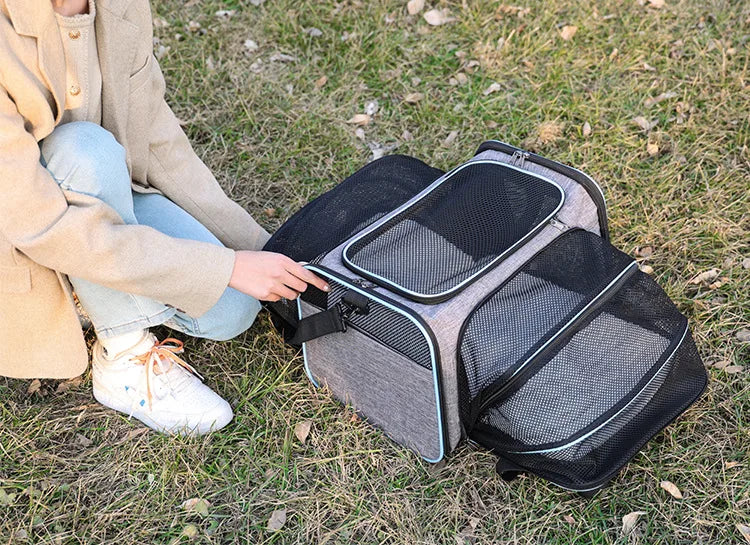 Sac de transport extensible pour chat | MiaouCamp™