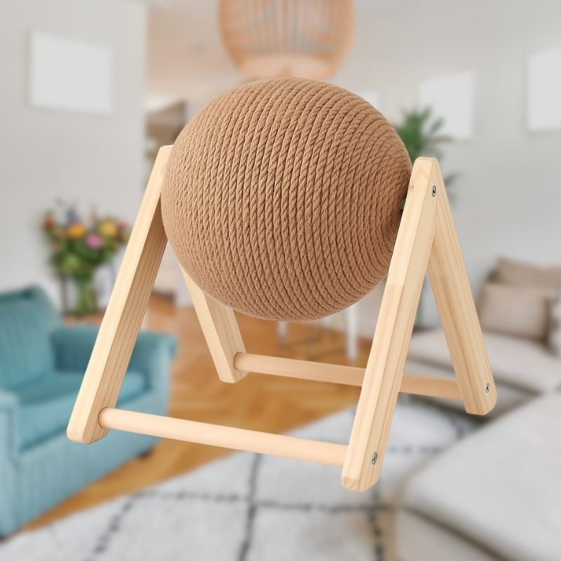 Griffoir boule design en bois | Orbicat™