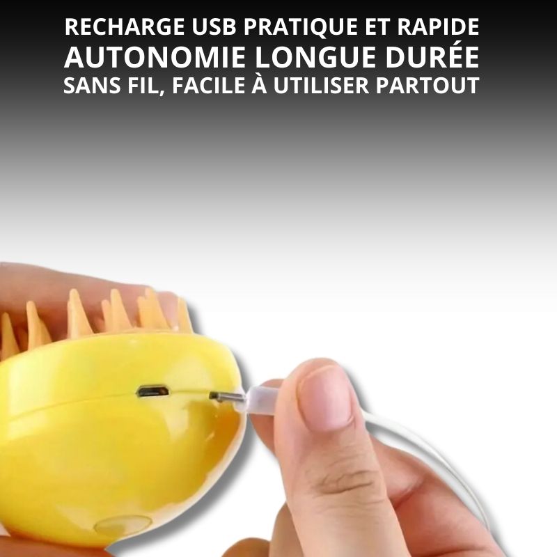 Brosse Anti-poils Massante | VapBrush™ (1+1 Offert)