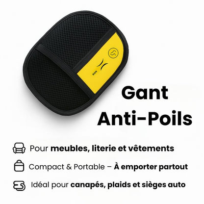 Gant Anti-Poils Ultra-Efficace | PoilStop™