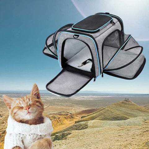 Sac de transport extensible pour chat | MiaouCamp™