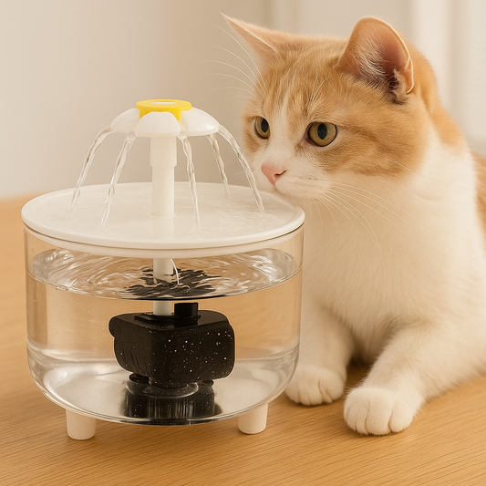 Fontaine à eau automatique pour chat 1L – modèle design silencieux CatHydratation