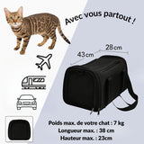 Sac de Transport Pliable pour Chat  | MiaouGo™