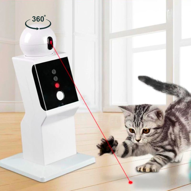 Robot laser 360° pour chat  LaserCats™ – Ma Boutique Chat